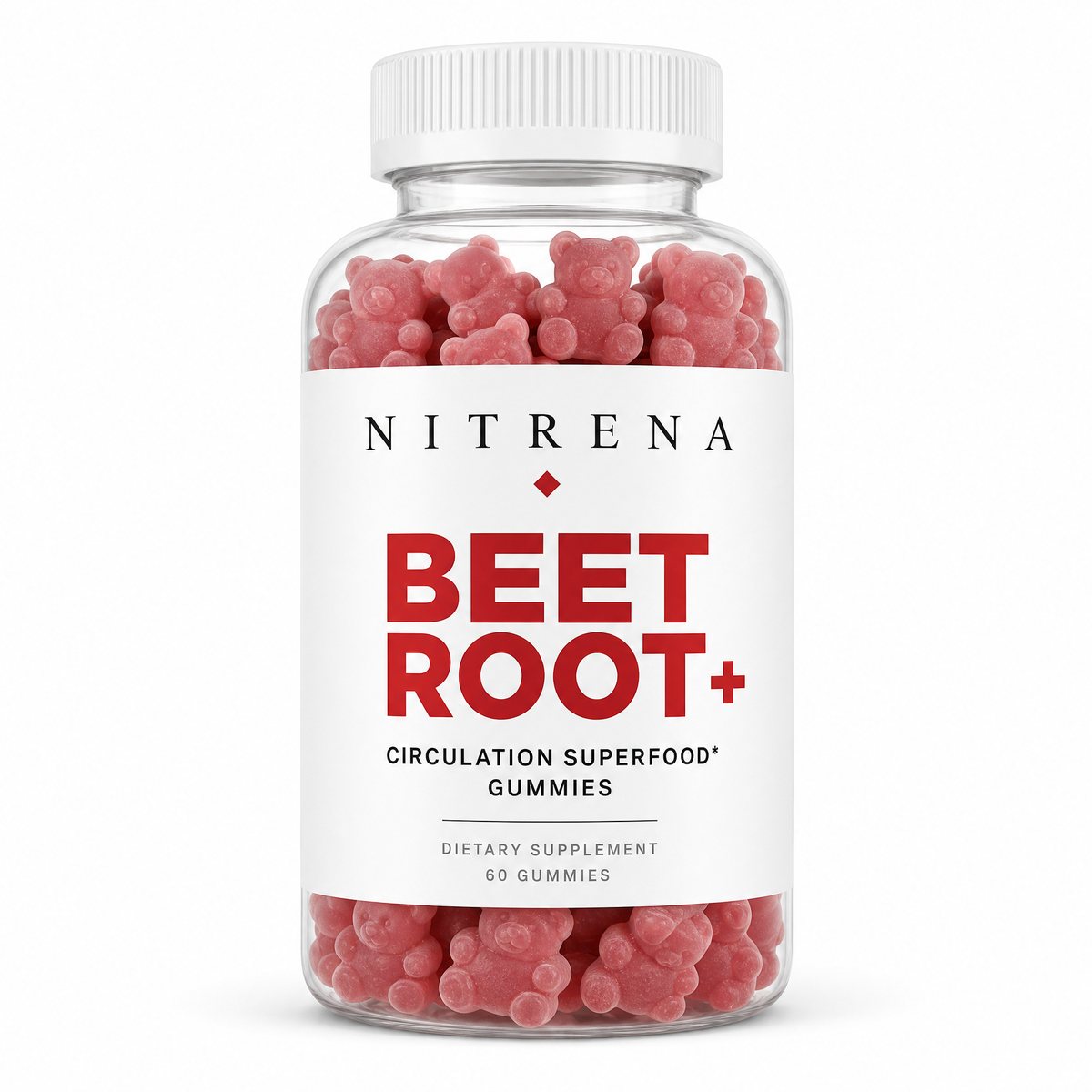 Beetroot Nitric Oxide Gummies — Strawberry