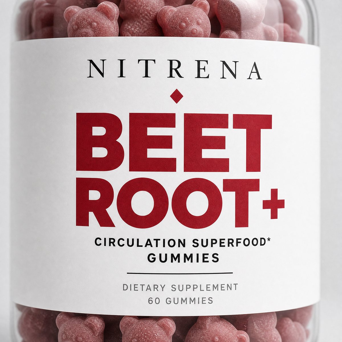 Beetroot Nitric Oxide Gummies — Strawberry